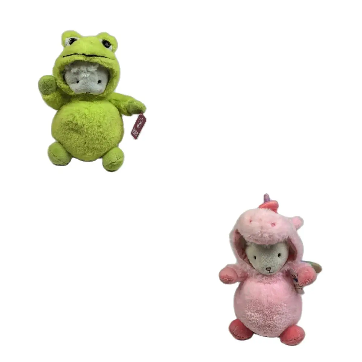 

20 см милые овцы превращаются в лягушку, лошадь, плюшевые игрушки, милые мягкие мультяшные животные, куклы для дня рождения, Рождественский подарок