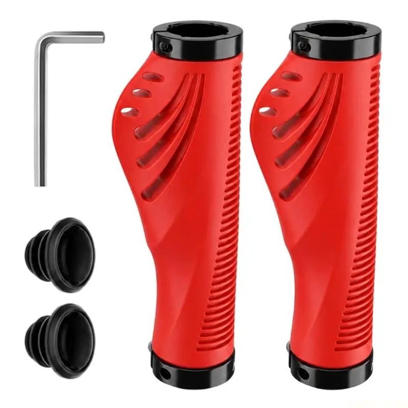 U2JB Cycle Bar Hand Sleeves with Two-Point Fasteners and Ergonomic Rubber Open-Slot Layout for Everyday Cycling