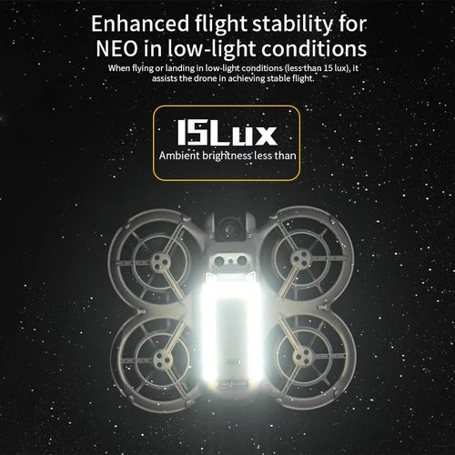 Imagen 2 del producto STARTRC NEO LED tren de aterrizaje luz de vuelo nocturno pierna de trípode luminosa ligera recargable para accesorios de Dron DJI Neo