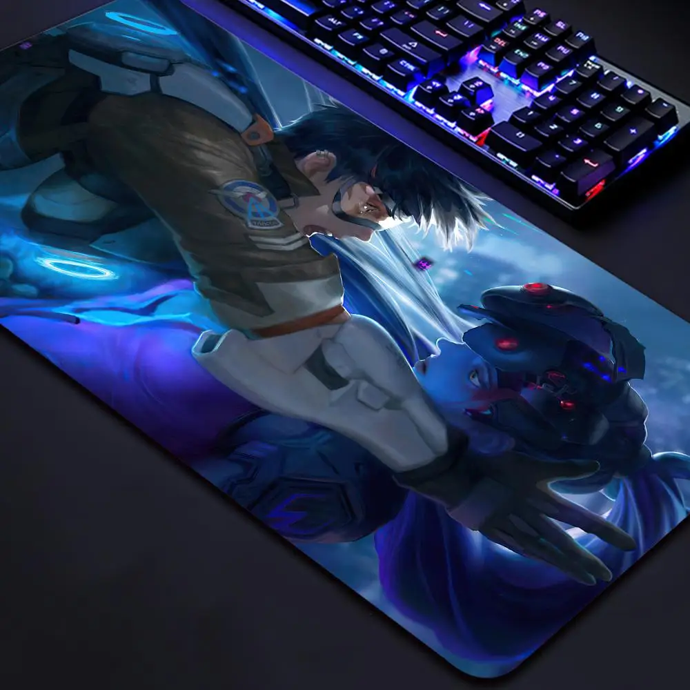 

Overwatch Large Gaming Mousepad Game Rubber Keyboard Mat Non-Slip Mouse Pad Gamer Locking Edge Computer Mouse Mat Laptop Carpet