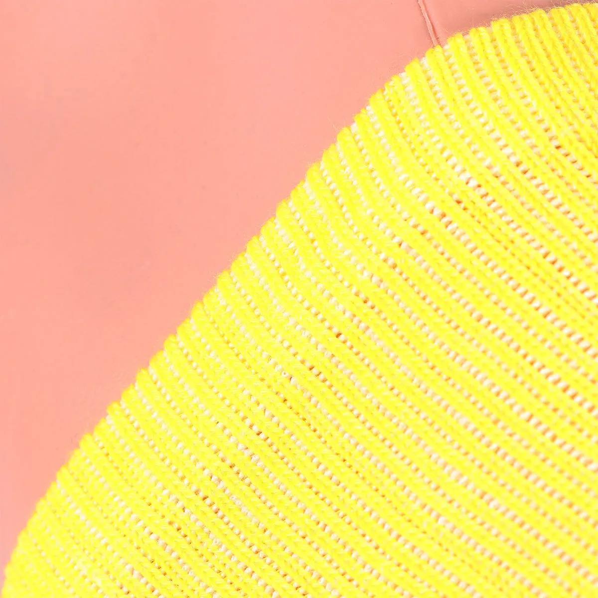 

1Pair Solid Color Football Socks Knee High Socks Yellow Free Size Brighten Up Your Day Light Up Mood Fun and Fashionable