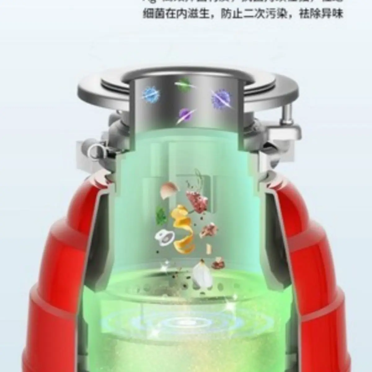 Food waste processor kitchen household food waste crusher kitchen waste efficient processor CLJ01