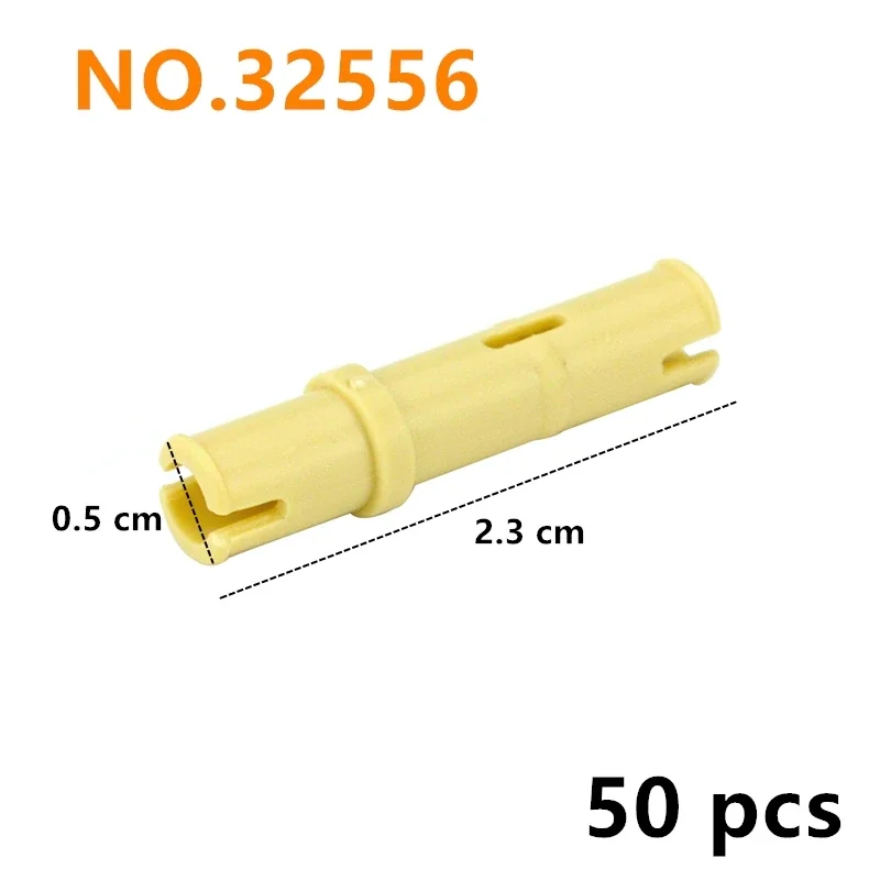 DIY Bulk Part Connector Pin Peg Cross Axle Building Blocks Toy MOC Technical Parts Compatible With 2780 3673 6558 6562 Bricks