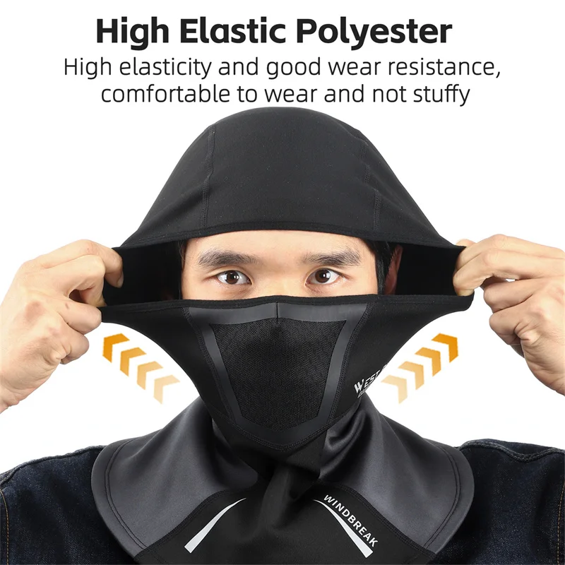 WERST BIKING Balaclava Winter Hat Fleece Men Women Face Warmer Beanies Thermal Head Cover MTB Road Sports Cycling Scarf Caps