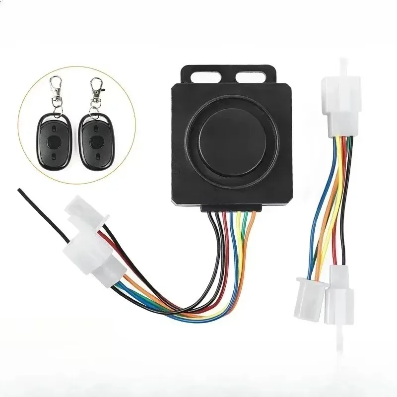 36V-72V Wireless Anti-theft Remote Control Security Alarm Electric Bike/Tricycle Alarm One-key Start Hot Sale