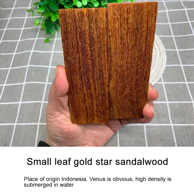 DIY Knife Scales Handle Blank Exotic Wood Knives Making Plate Material 120*40*10MM 4.7 x 1.6 x 0.4 inch M4YD