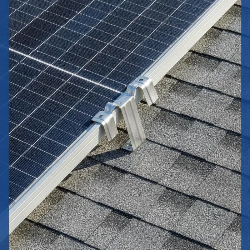 30/35mm Stainless Steel Solar Panel Water Guide Pipe Clamp 10/20Pcs Heavy Duty for Residential Solar Panel Mounting