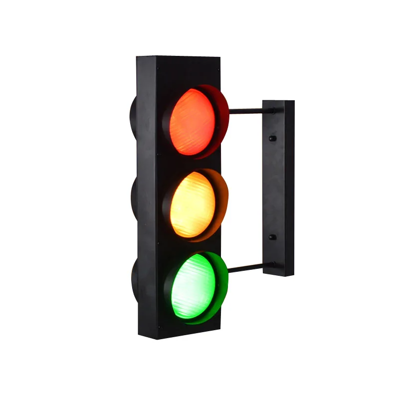 Double-Sided Traffic Light Control Led Wall Lamp Industrial Lighting Restaurant Bar Corridor Remote Wall Light Decoration Lamps