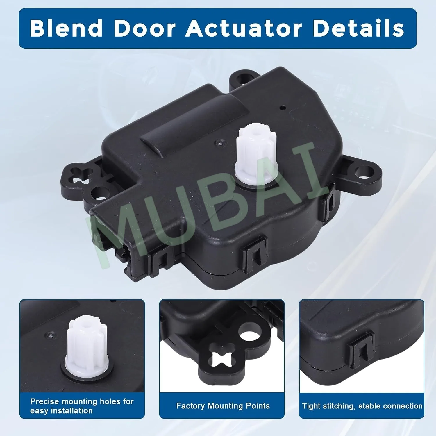 604-241 Blend Door Actuator HVAC Actuator for Ford F-150 Expedition Escape C-Max Lincoln Navigator Mark Mercury Mariner Mazda