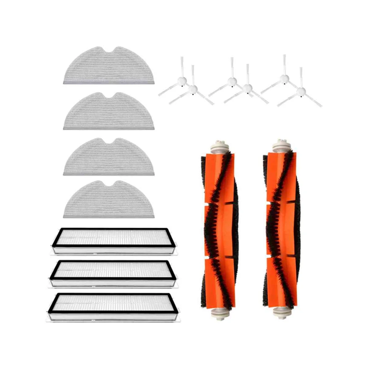 For D9 L10PRO Robot Main Brush Side Brush HEPA Filter Mop Cloth Accessories Vacuum Cleaner Accessories