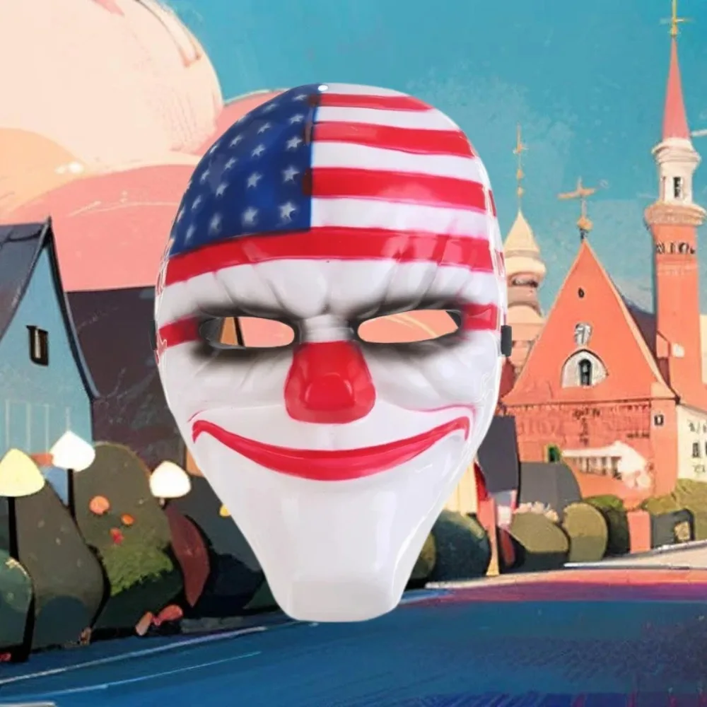 

Ужасные маски для Хэллоуина Payday 2, Даллас/Волк/Цепи/Хэквон, маски клоуна для маскарада, страшные маски клоунов