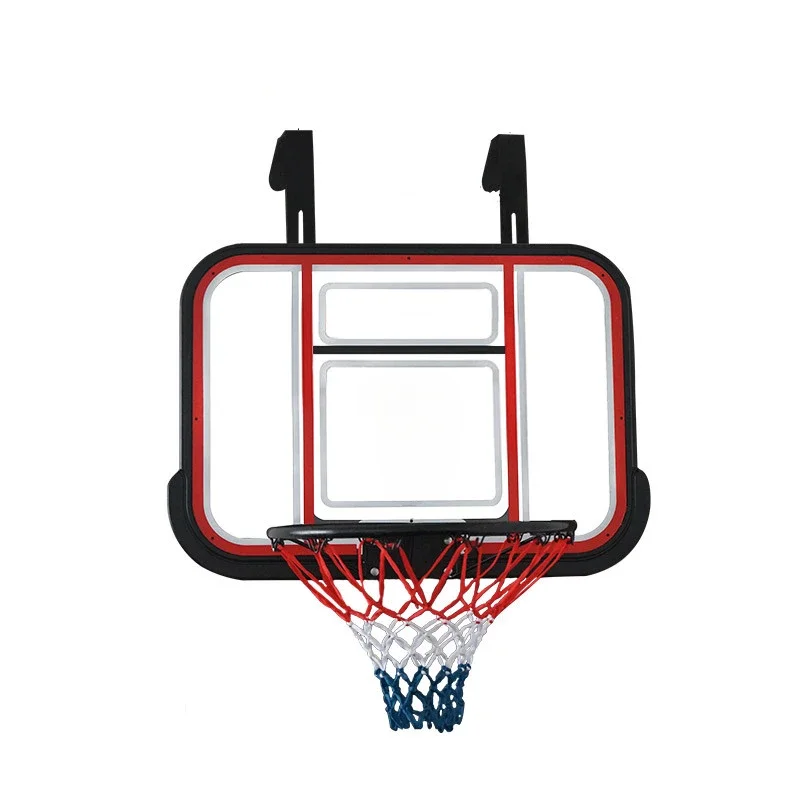 Cesta de basquete tipo gancho, anel de tiro pendurado para ambientes internos e externos, estrutura de bola simples para jovens e crianças, adequado para crianças