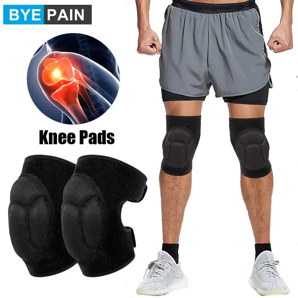1Pair Knee Pads, Anti-Slip Collision Avoidance Kneepads with Thick EVA Foam, for Volleyball, Football Dance Knee Sleeve