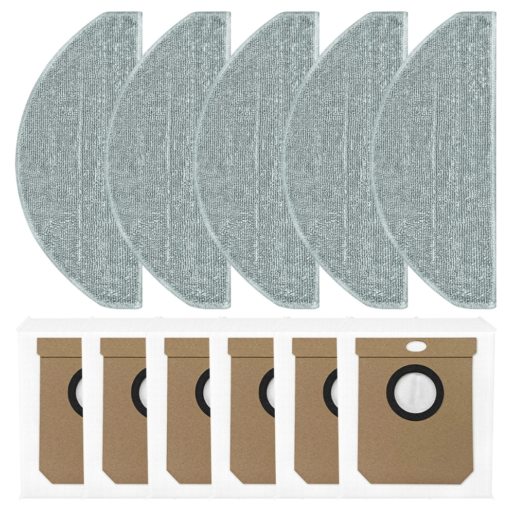 Replacement Microfiber Floor Cleaning Accessories For DEERMA S30 For DEM-S30 Robot Vacuum Mop Cloths Dust Bags