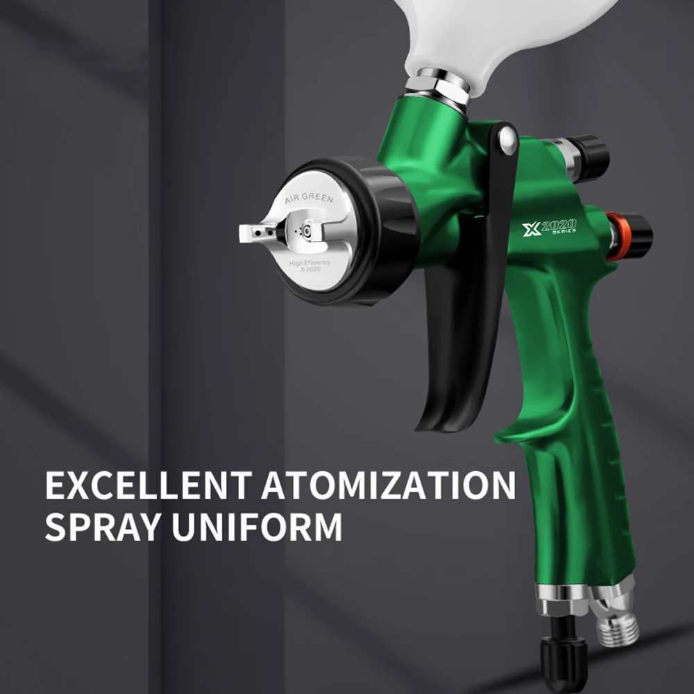 LVMP Gravity Feed Air Spray Gun Car Air Painting Spray Gun Professional Automotive Tools X2020 Nozzle Size 1.3MM