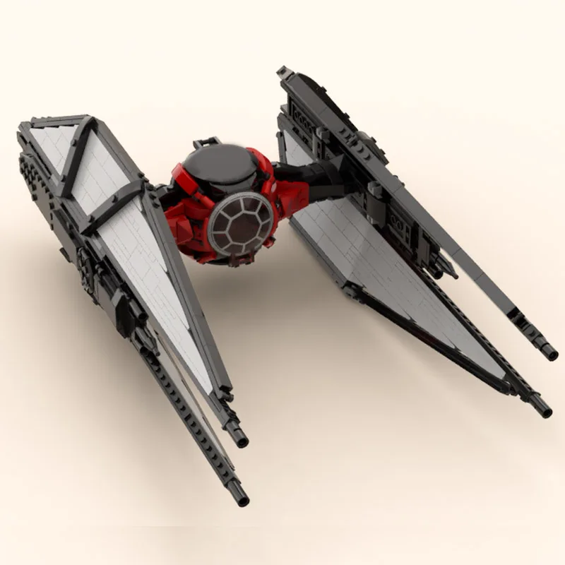 

816PCS Famous star battle Movie MOC Tied Whisperer interceptor Space fighter model creative ideas ChildToy Christmas Gift Blocks