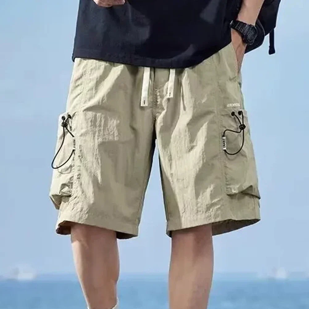 

Great For Outdoor Activities Men Summer Shorts Fashion Casual Five Point Pants Casual Five Point Pants Slightly Stretchable