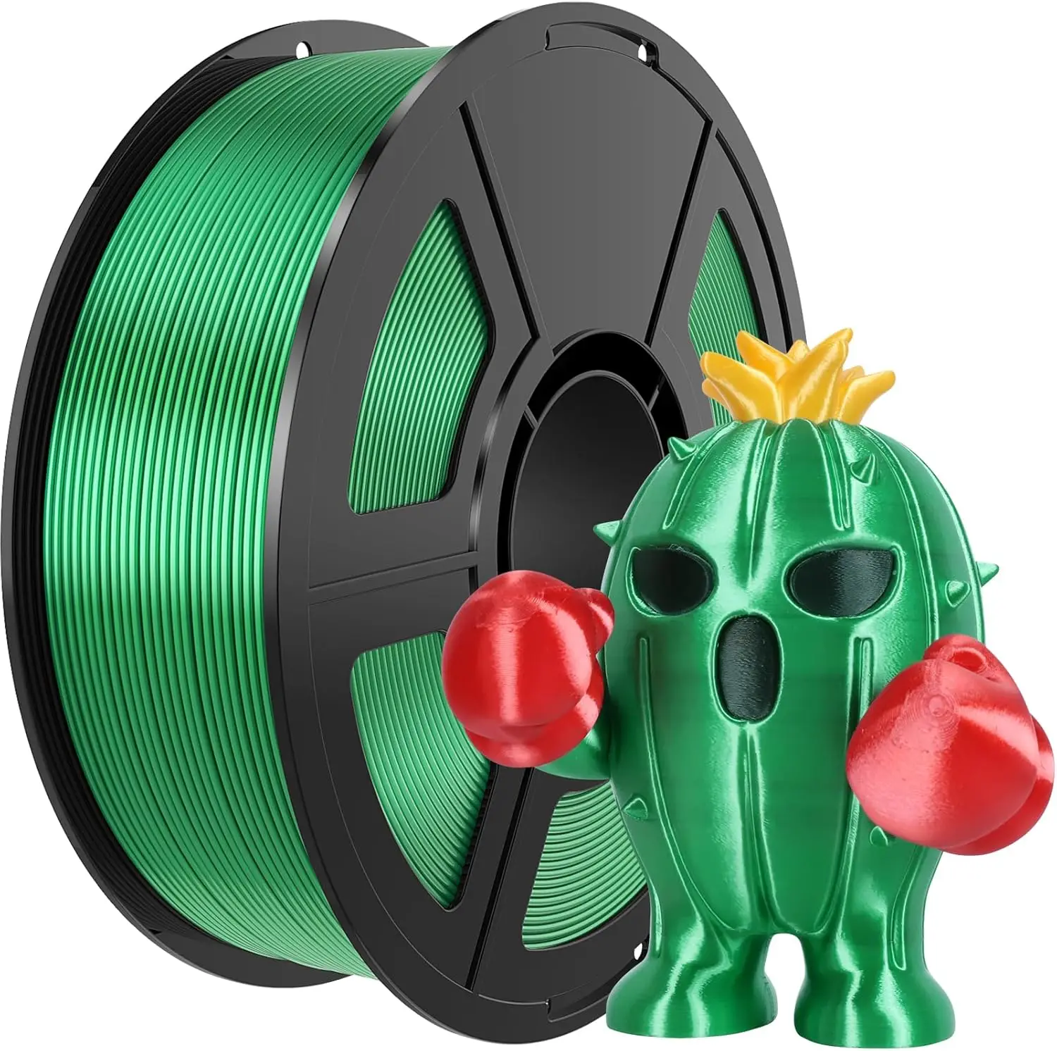 3D Zijde wit PLA-filament 1,75 mm spoeldraad voor 3D-printermateriaal, veiligheid, vacuümverpakking