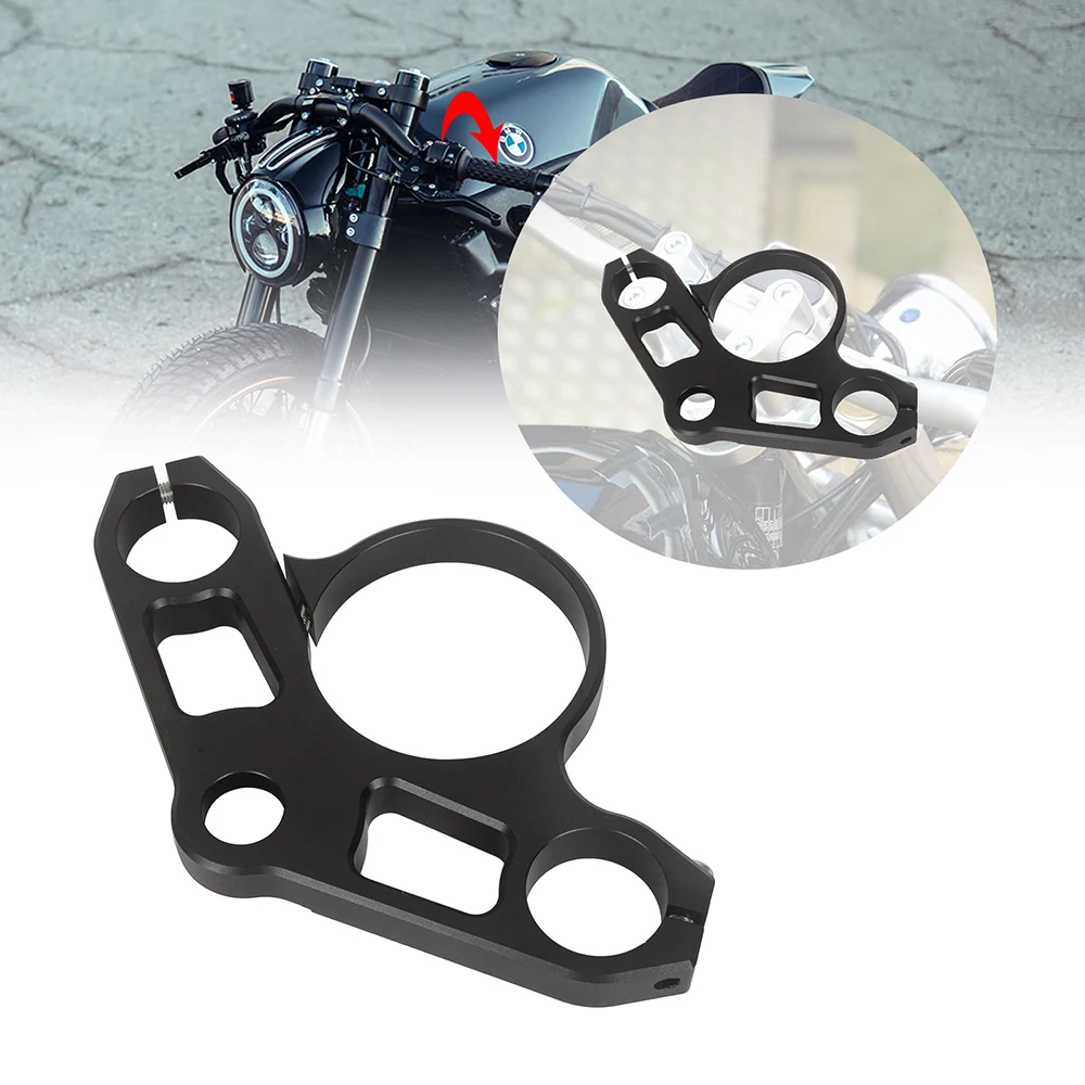 Braçadeira superior Triple Tree para motocicleta, suporte de garfo, Cafe Racer Acessórios, BMW K75, K100RS, 1982-1991