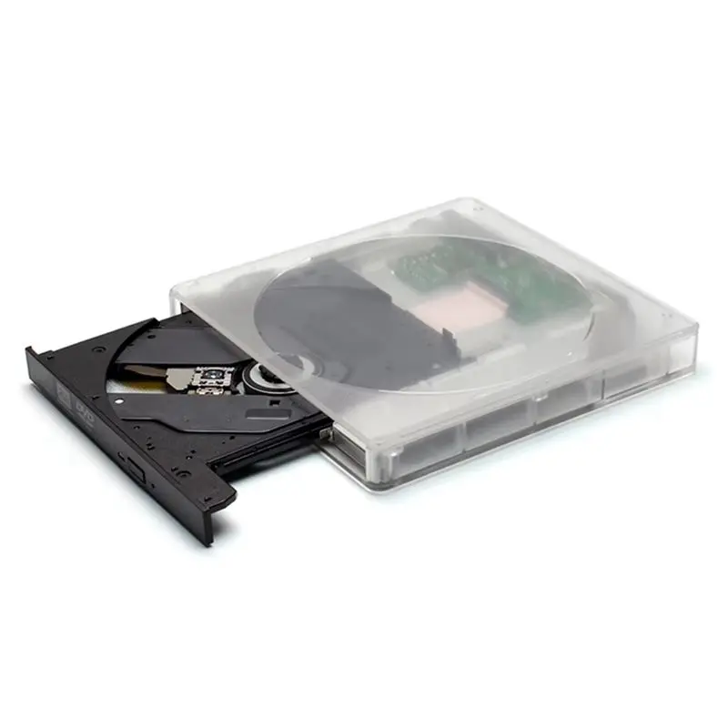CABE-Noise Cancelling Portable CD/DVD Burner USB 3.0 Type C Ultra-Thin DVD Drive Rom Outdoor DVD Driver Optical Reader