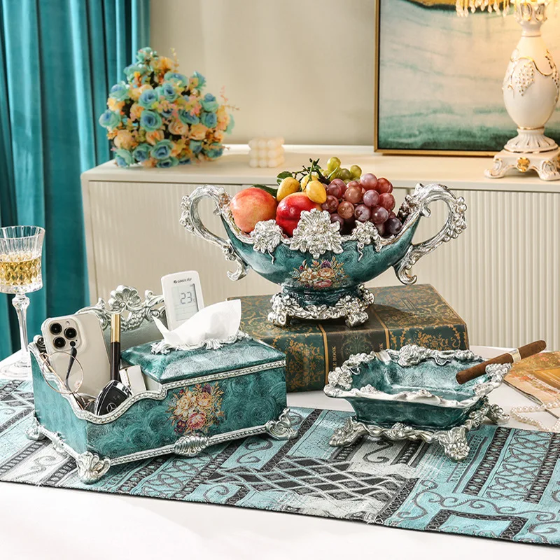 

living room coffee table, ornament creative candy box, household snack dried fruit box high-end, light luxury decoration