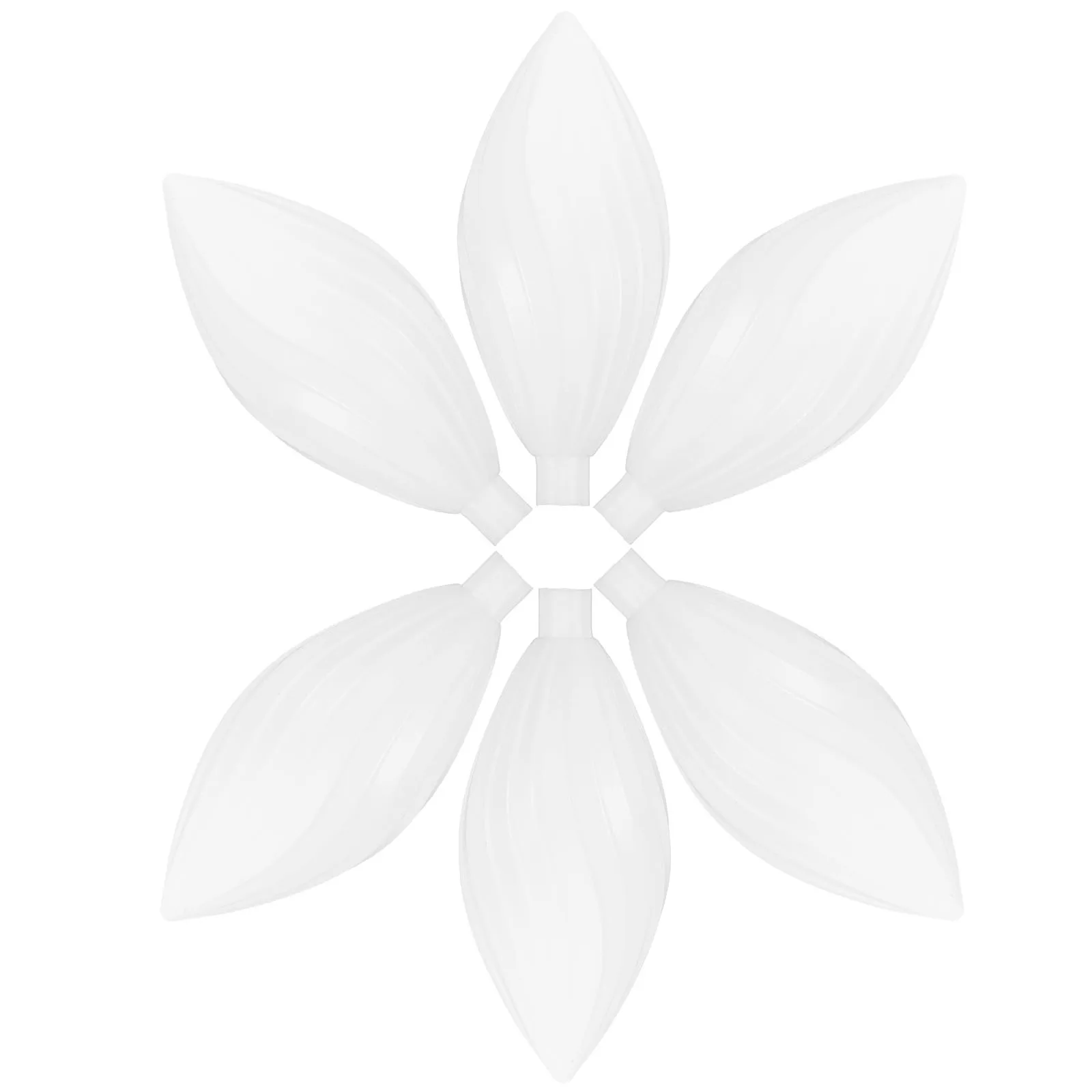

6Pcs Lotus Bud Plastic Lamp Shade Decorative Cover Wedding Pathway Light Soft Glow Floor Lamp Replacement Party