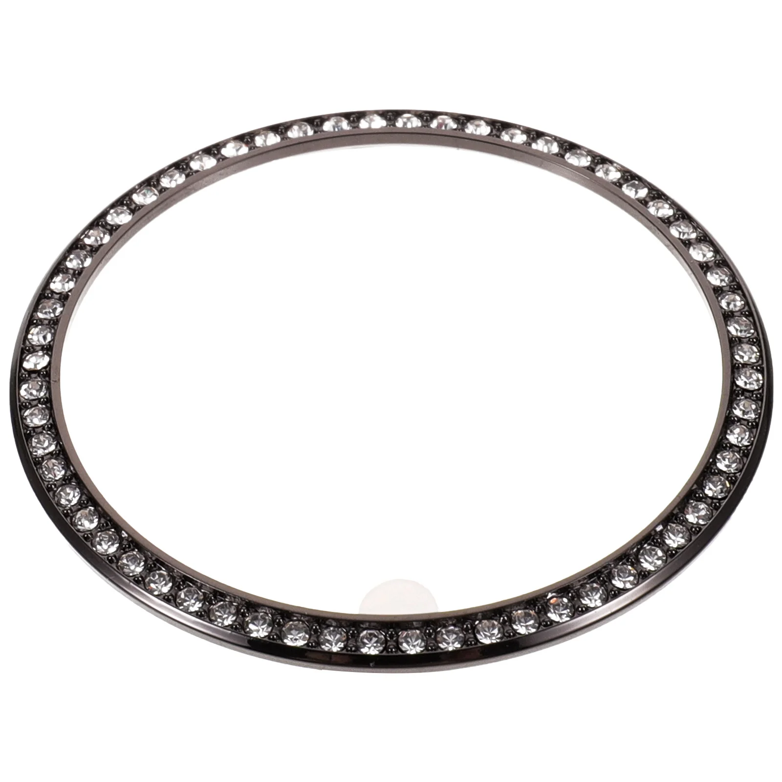 

1 set Diamond Bezel Ring for Watch 3 Black 41mm Alloy Bezel Stylish Accessory Protective Case Dustproof Cover Watch