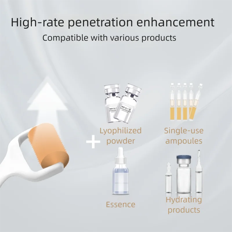 CASMA Microneedle Essence Roller Type Moisturizing Face Patches - Triple Hyaluronic Acid, Firming, Lifting & Wrinkle Smoothing