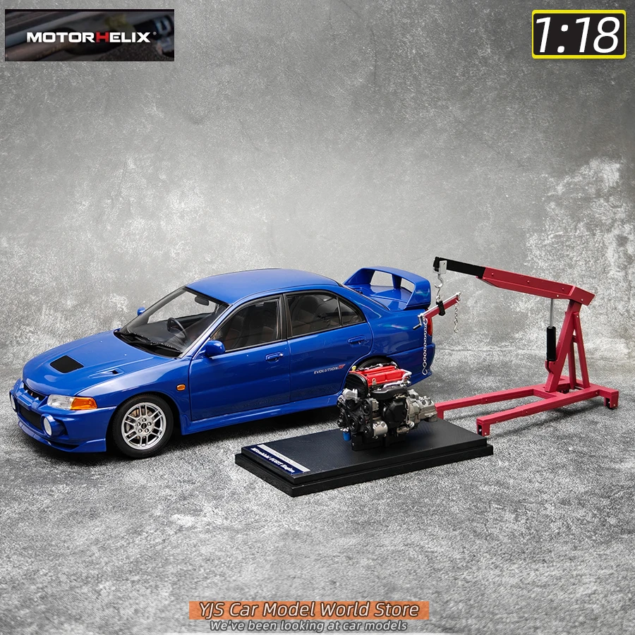 MOTORHELIX MH 1:18 新しい三菱ランサーエボリューション IV 世代 4