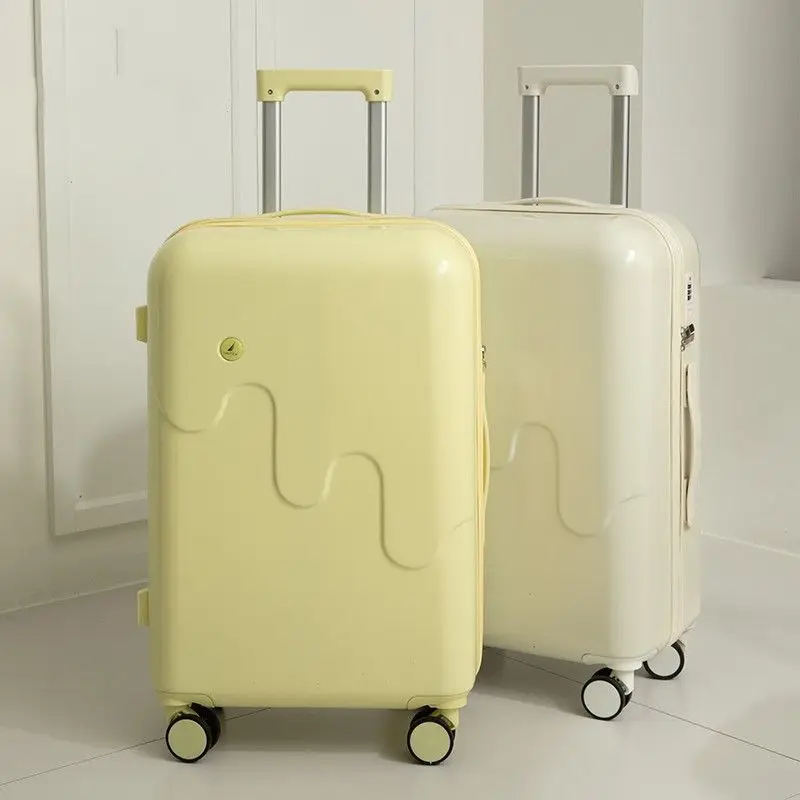 

New suitcase Korean version sturdy trolley case, high appearance code box for students, travel case, silent universal wheel