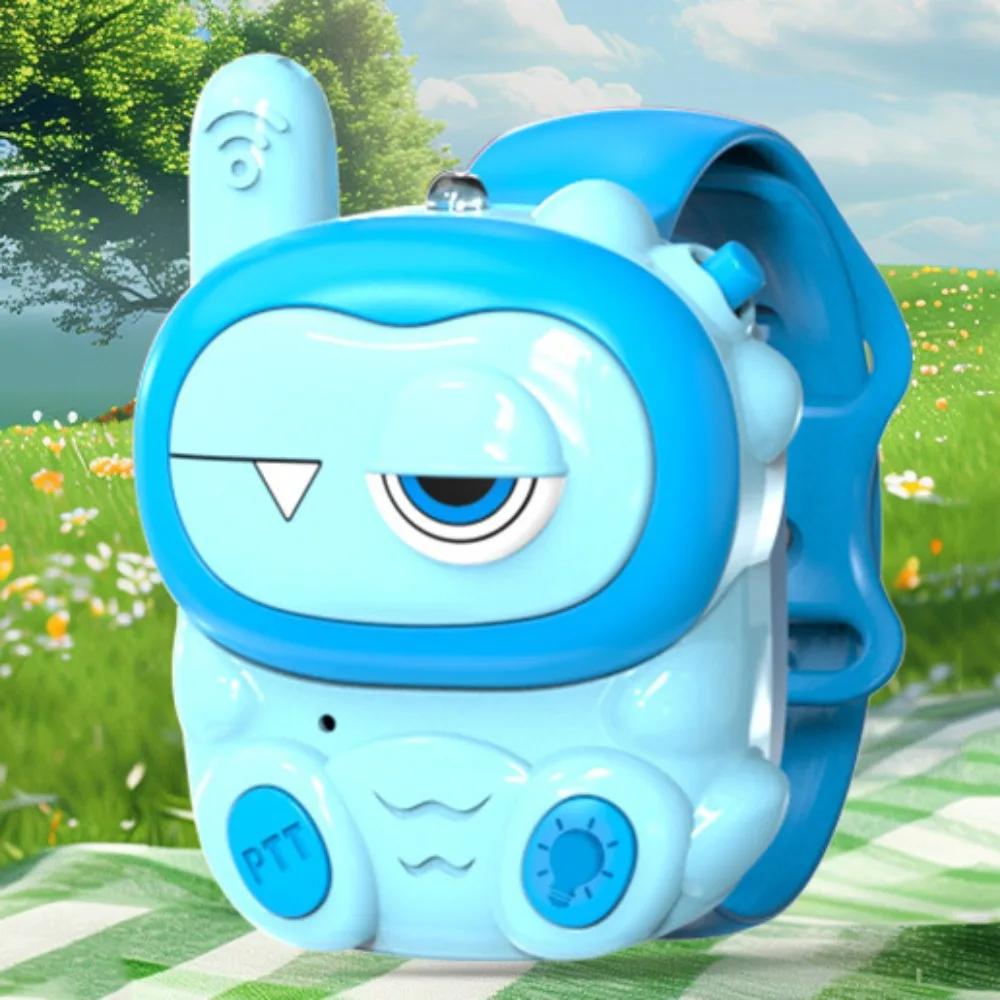 

Radio Interphone Kids Mini Walkie-Talkie Transceiver Cartoon Children's Walkie-Talkie Mini with Clock and Compass