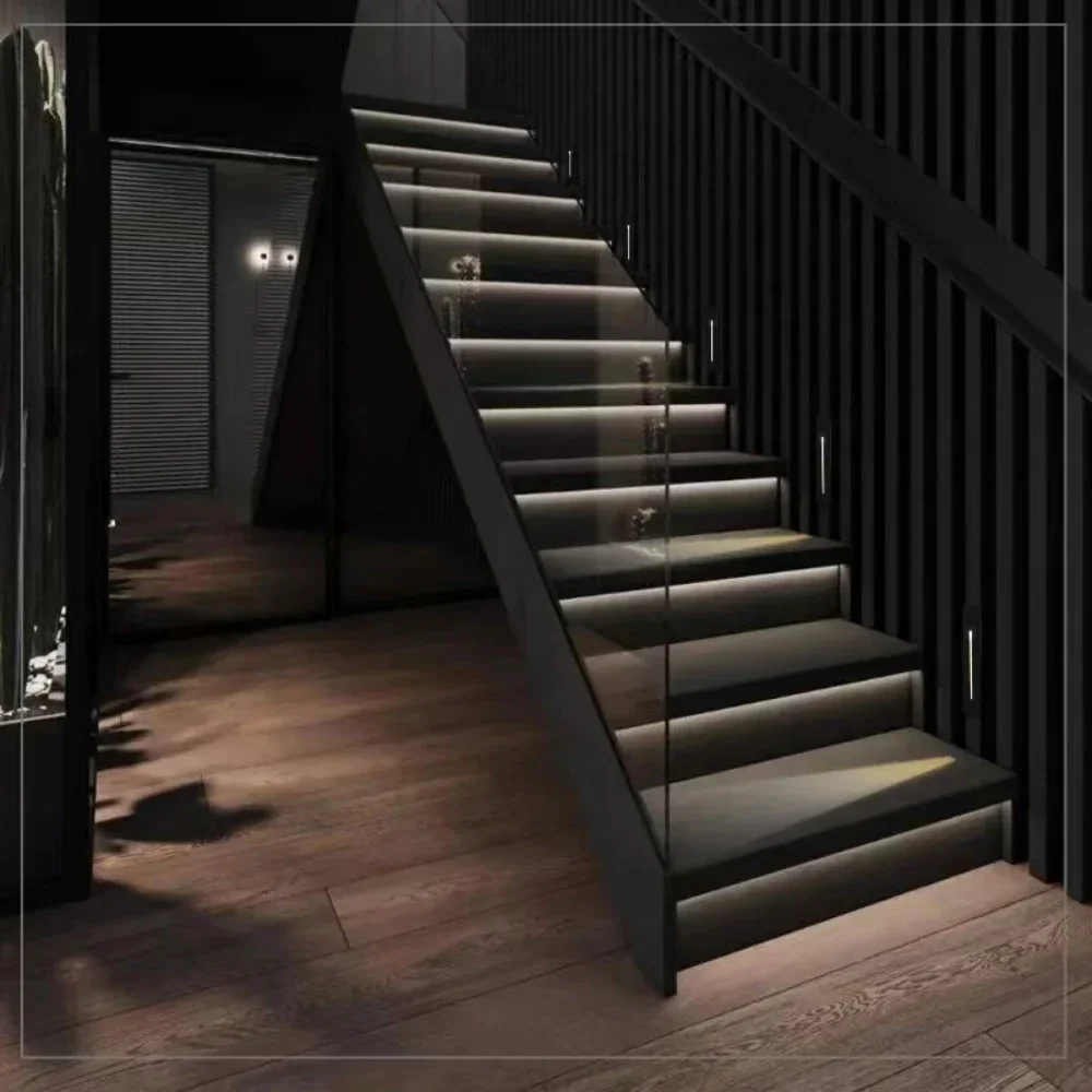 Ip65 Waterproof Led Staircase Light Wall Stair Light Indoor and Outdoor Wall Embedded Waterproof Ip65 Mini Square Smart Recessed image 6