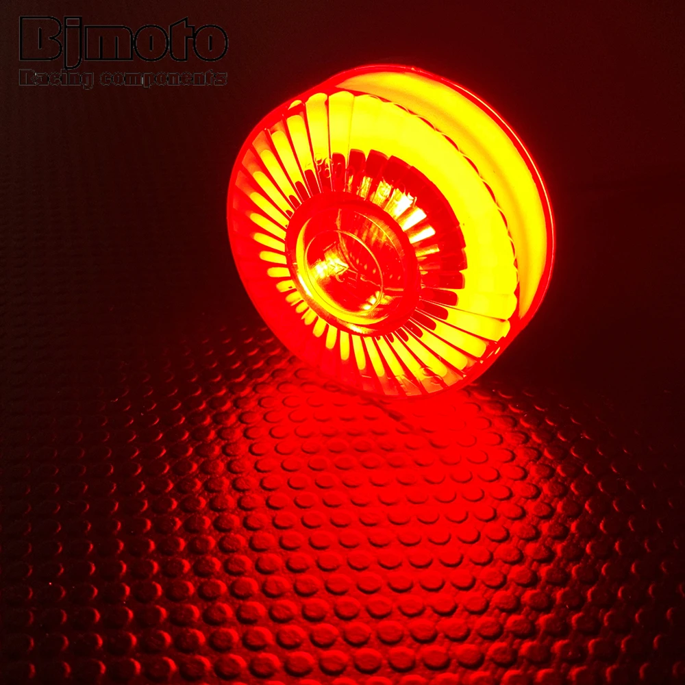 Uniwersalne tylne światło hamowania LED 12V Tylne światło stopu do Honda Cafe Racer Chopper Bobber ATV UTV Okrągłe wysokie niskie czerwone światło tylne — zdjęcie 7