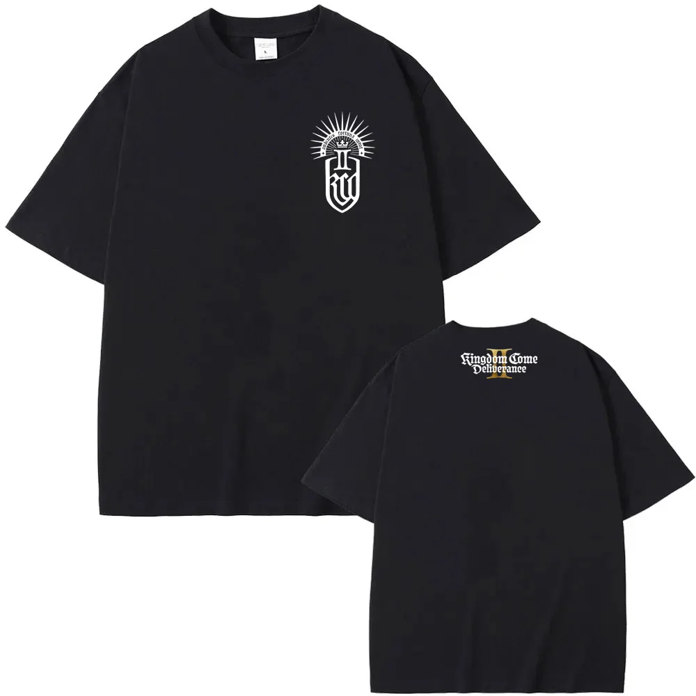 T-Shirt Kingdom Come Deliverance II - Emblem Game Graphic Printing Tee High Quality Graphic Printing TEE 100%cotton Casual