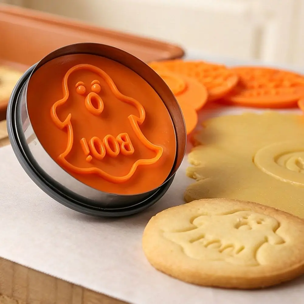 Creative Halloween Cookie Cutters Set Magnetic Detachable Magnetic Baking Gadgets Interchangeable Reusable