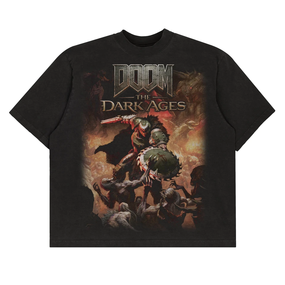 DOOM Retro Video Game Graphic Tee for Men Women