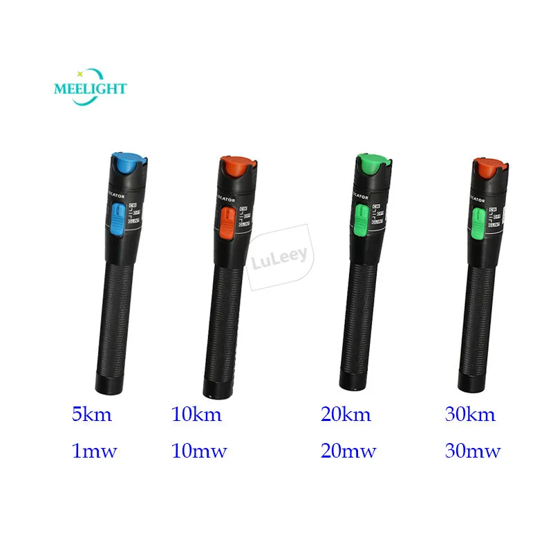 Optical Fiber Fault Locator Lighting Pen Pen 1MW Tester SC/FC/ST Connector Fiber Optic Pen Red 5km 10km