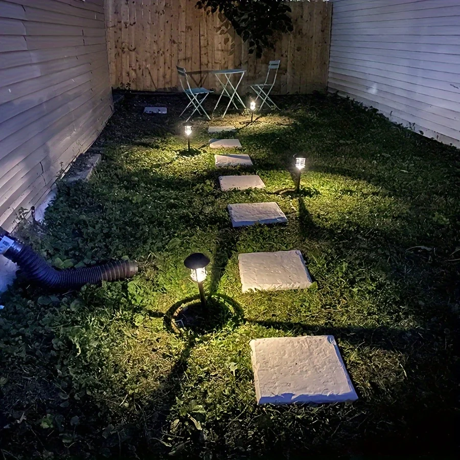 1pc Outdoor garden courtyard Imitation stone Stepping stone Stepping stone Lawn passage Decorative floor masonry brick