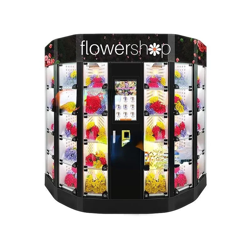 Hot SalesHot SalesLong Life Fresh Flower Locker Vending Machine With Refrigerate Cooling System In Mall