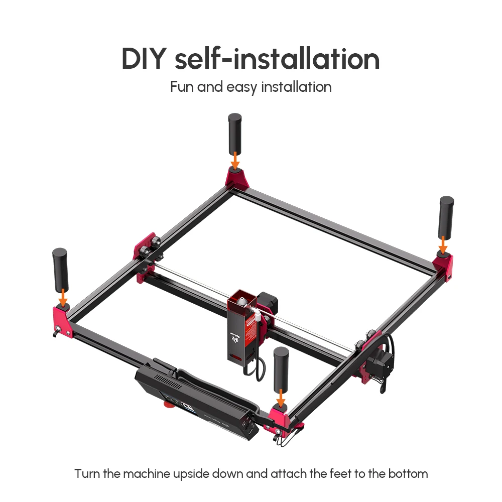 Algolaser Raiser Feets For Laser Engraver For Alpha/Delta/DIY KIT Tools Upgrade Accessories Woodworking Engraver Cutter Machine