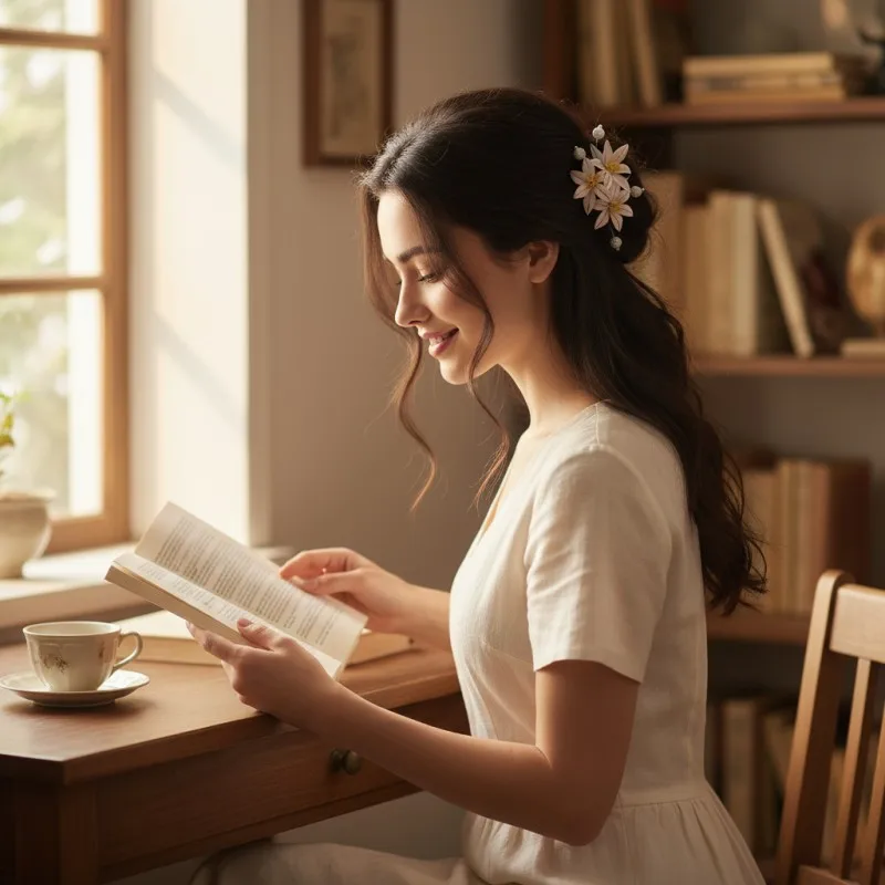 Flores entrelazadas chinas hechas a mano de lujo, pinza para el pelo de flores entrelazadas florales únicas