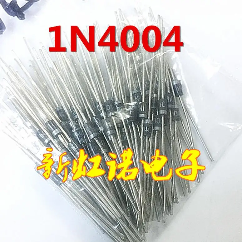 5Pcs/Lot New Original 1 A / 400 V 1n4004 IN4004 Rectifier Diode Integrated circuit Triode In Stock In Stock