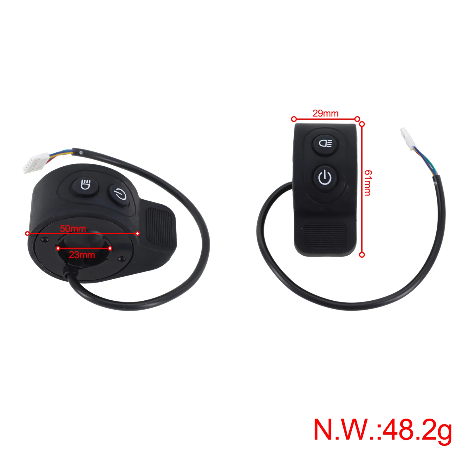 Electric Scooter Finger Throttle Accelerator For HX X6 X7 X8 Speed Controller Lamp Button Thumb Throttle Control Parts