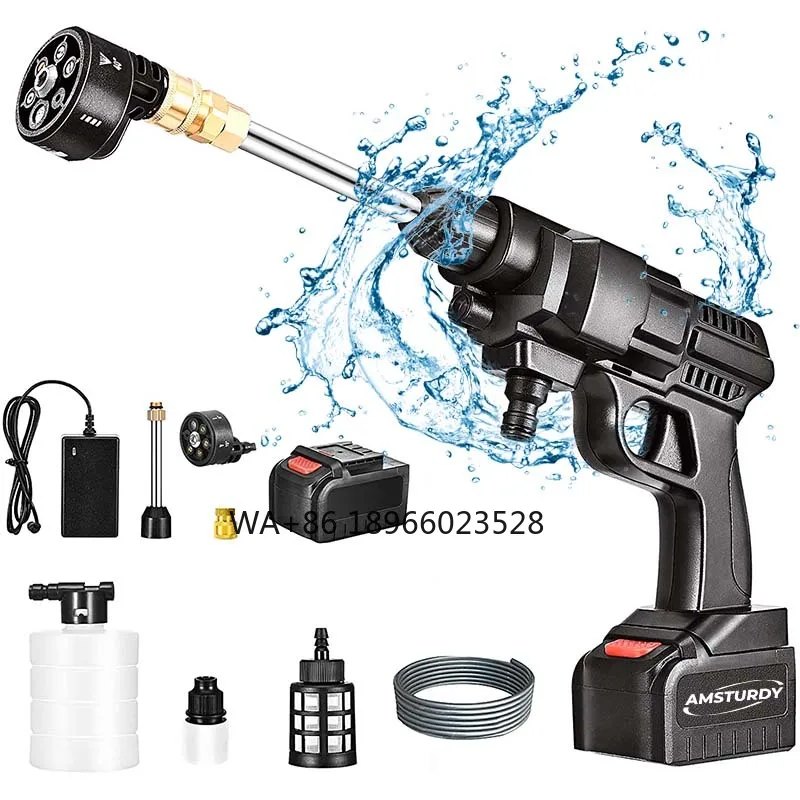 

CP03 hydroshot rechargeable battery powered cordless portable pressure washer 48v hidrolavadora inalambrica a presion