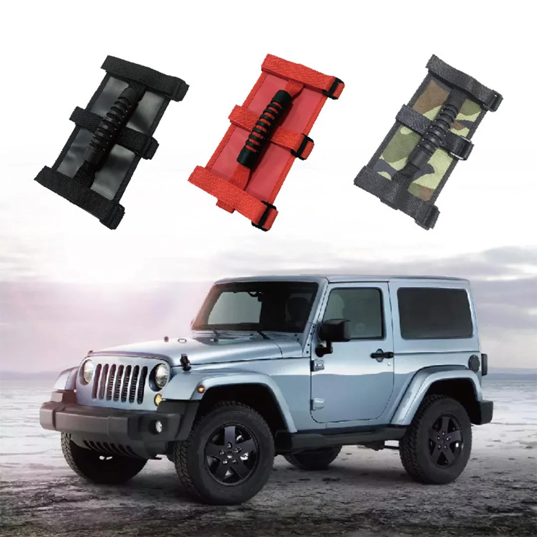 1680D Oxford Roll Bar Grab Handles For Jeep Wrangler TJ YJ JK JL1987-2021 Sahara Freedom Rubicon X Gladiator Grip Handle