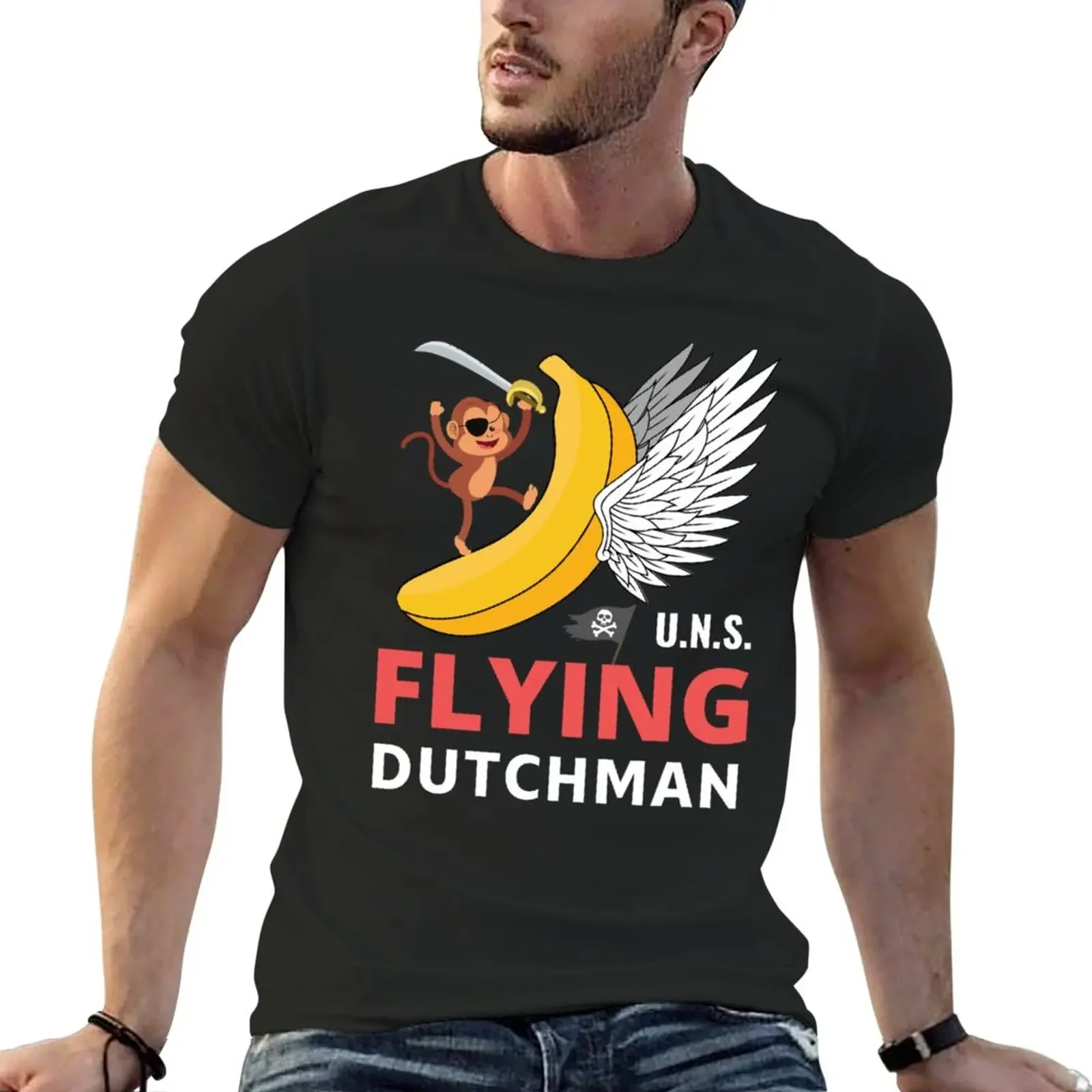 New UNS Flying Dutchman - Expeditionary Force - Shirt. T-Shirt sports fans blacks funny t shirts for men