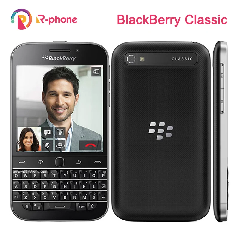 الأصلي BlackBerry Q20 الكلاسيكية 4G 8MP WIFI ROM 16G الهاتف الخليوي المحمول BlackBerry OS QWERTY لوحة المفاتيح غير مقفلة الهاتف الذكي #1