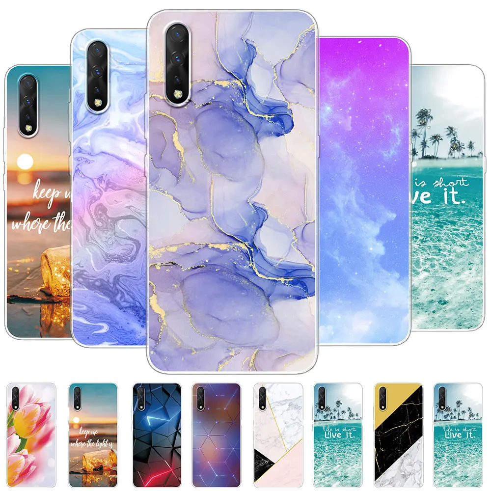 Прозрачный мягкий силиконовый чехол из ТПУ для Vivo V17 Neo чехол Vivo 1907, чехол для Vivo S1 Vivo S1 2019 iQOO Neo чехол для телефона, чехол-бампер