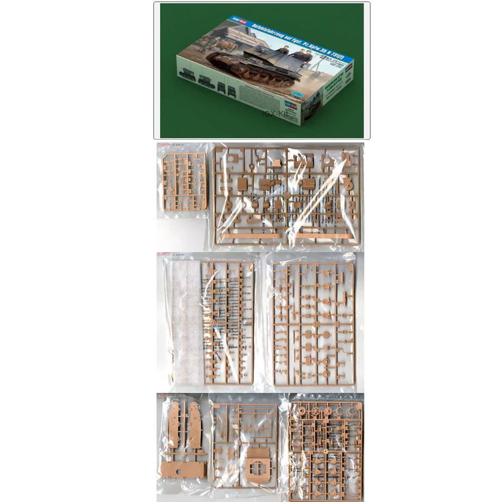 

Hobbyboss 83809 1:35 Scale Befehlsfahrzeug auf Fgst Pz Kpfw 35 R 731(f) Plastic Model Kit Handcraft