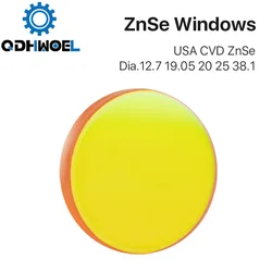 QDHWOEL Protective Windows USA CVD ZnSe Material Diameter 12.7 20 38.1mm